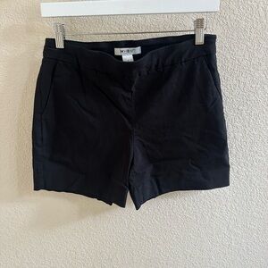 White House Black Market Elegant Black High Waist Pull On Shorts